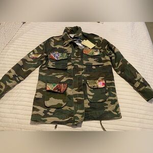 Vintage Fabric Camo Jacket - S
